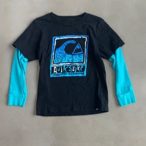 Long sleeve wave surf T-shirt